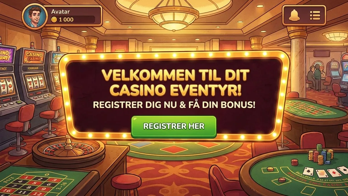 Registrering med bonus